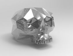 Кольцо с черепом 3D модель
