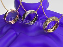 Модель Facet Band and Ring для 3D-печати