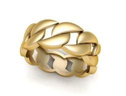 Легкая кубинская цепочка 3D модель