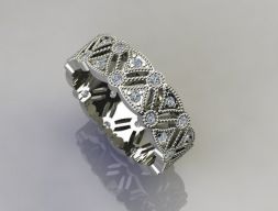 VAS Помолвочное кольцо 1 3D модель