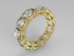 Помолвочное кольцо 3D модель