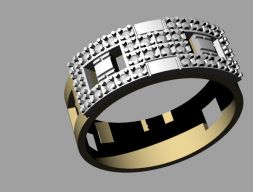 Пряжка для помолвочного кольца 3D модель