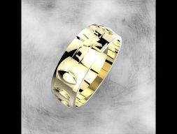 Помолвочное кольцо o102 3D модель