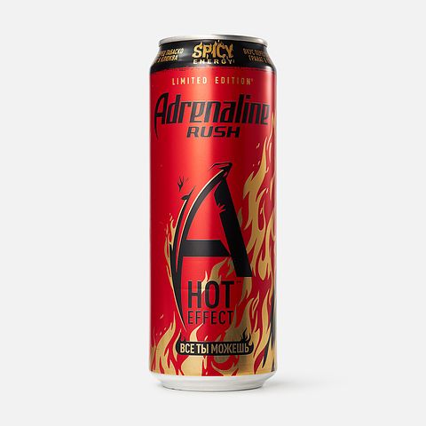 Энергетик Adrenaline Rush Spicy Energy, с газом. 0,449 л