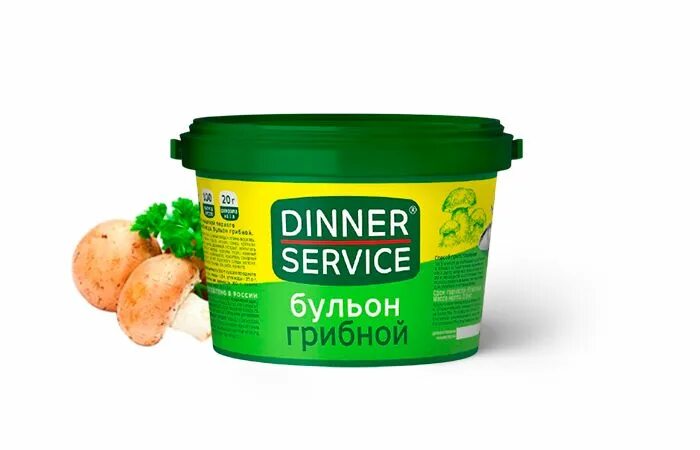 Бульон грибной Dinner Service 2кг. ведро.