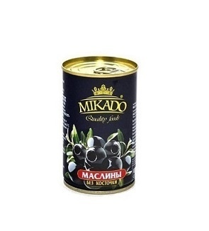 Маслины целые б/к 300мл