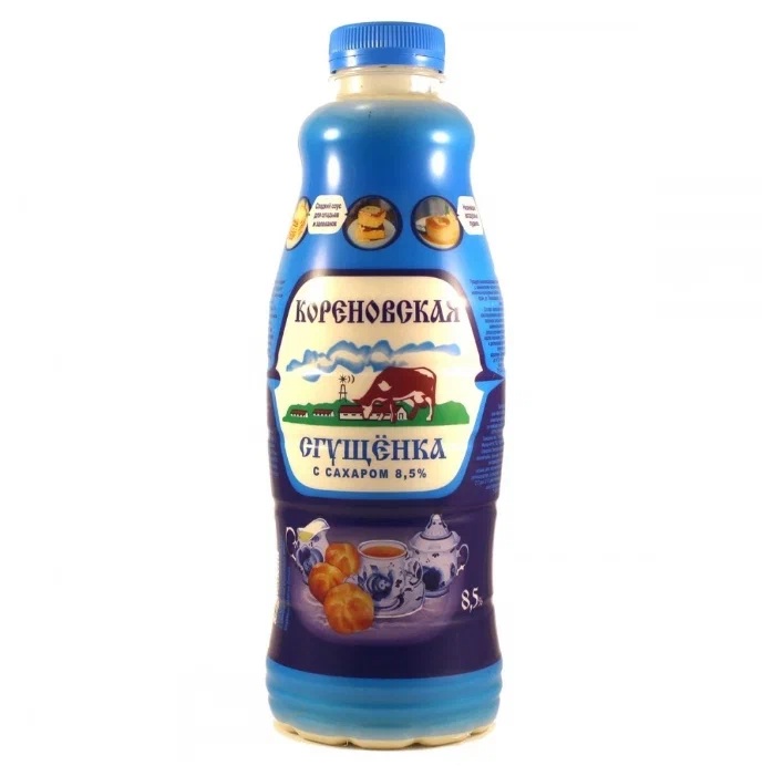 Сгущенка 1.25кг. КОРЕНОВСКАЯ бут.0.2%