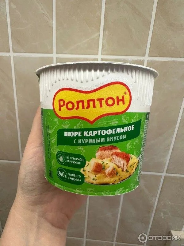 Ролтон Пюре СТАКАН картоф.с курицей 40гр*24шт