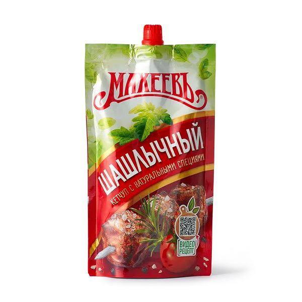 Кетчуп Шашлычный д/п 500гр./10шт./кор. МАХЕЕВ