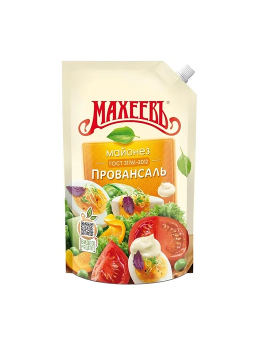 Майонез 50.5% Провансаль д/п 770гр./10шт/кор. МАХЕЕВ