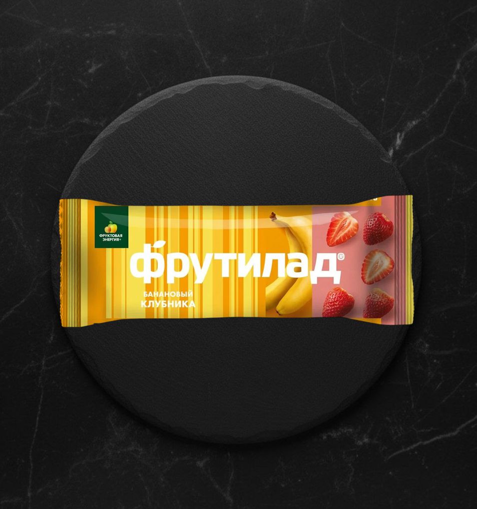 Фруктовый Батончик неглазированный "Фрутилад Банан и Клубника" 30г