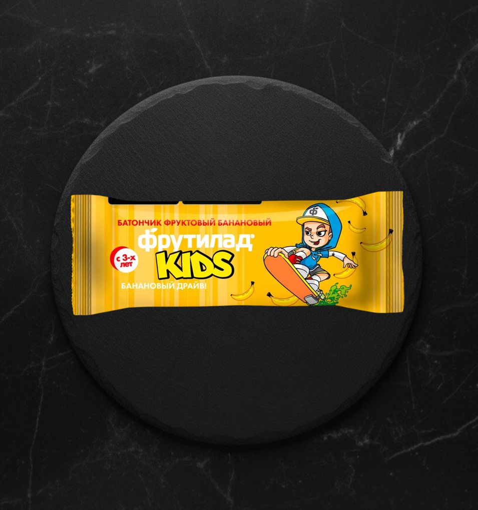 Фруктовый Батончик банановый для детского питания Фрутилад Kids 25г