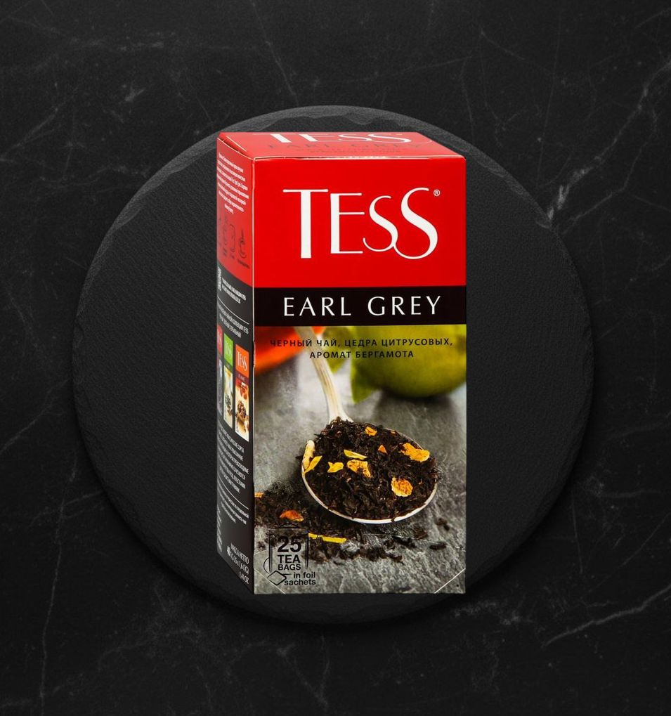 Чай чёрный Tess Earl Grey (Тесс Эрл Грей) 25 п