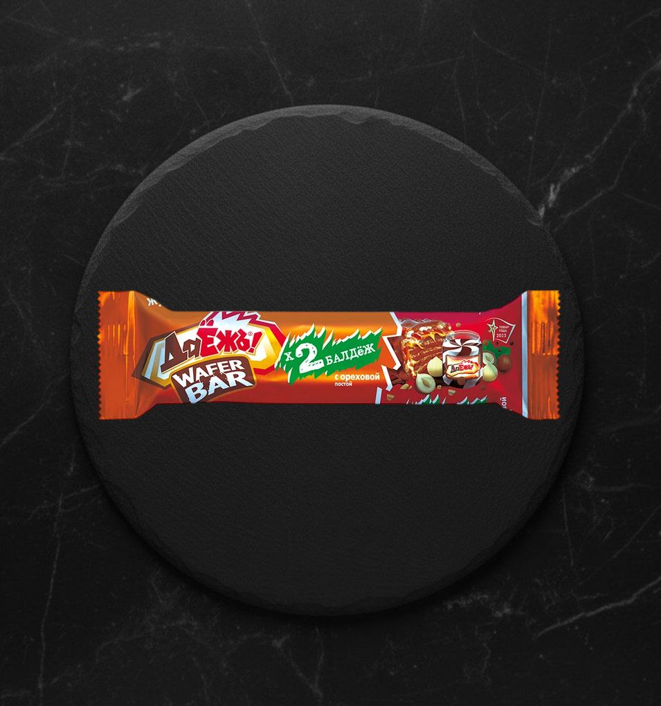 Конфеты ДАЁЖЪ WAFER BAR с ореховой пастой вафельные фас. 50гр ЭССЕН