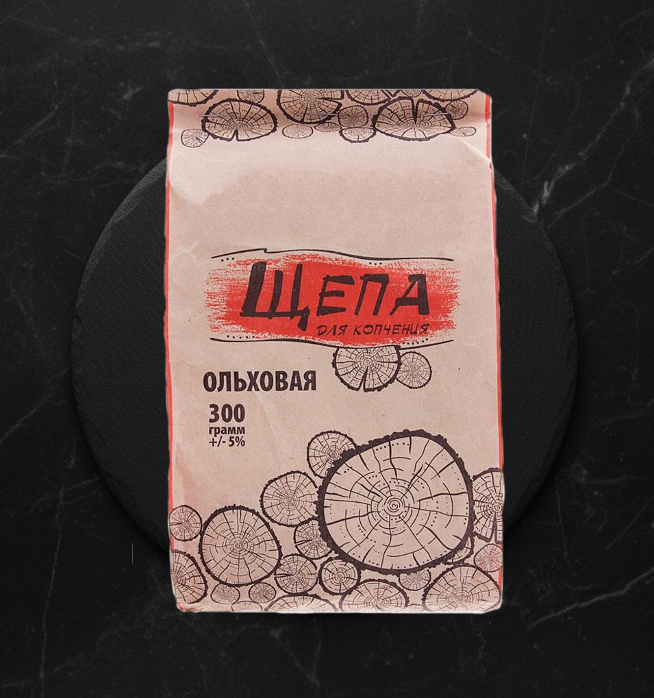 Щепа Для копчения КОЛОБОК Ольха 300гр