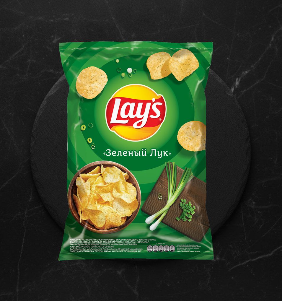 Чипсы Lays Зеленый Лук  140г