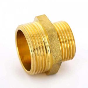 Ниппель переходной 1 1/2" * 3/4" НР латунный [5-70], TIM, SM063