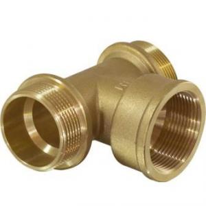 Тройник переходной 1/2" НР/ВР/НР латунный [10-80], TIM, TMFM222