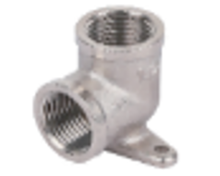 Угол установочный 1/2" ВР/ВР никелированный (DZLF022N) [10-100], ZEISSLER, ZSr.162.080104