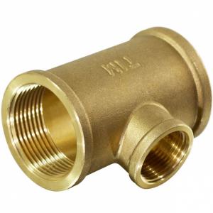 Тройник переходной 1 1/4" * 3/4" * 1 1/4" ВР латунный [1-20], TIM, TF535