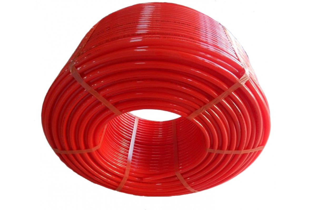 Труба Ø 16 * 2.0 Red - PEX-b с кислородным барьером EVOH красная [бухта 600 м], TIM, TPER 1620-600 Red