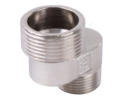Эксцентрик 1/2" * 3/4" НР/НР - 20 мм никелированный [5-110], ZEISSLER, ZSr.161.X.0845.20