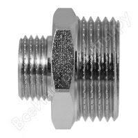 Ниппель переходной 1 1/2" * 1" НР никелированный (SM064N) [5-70], ZEISSLER, ZSr.161.020806