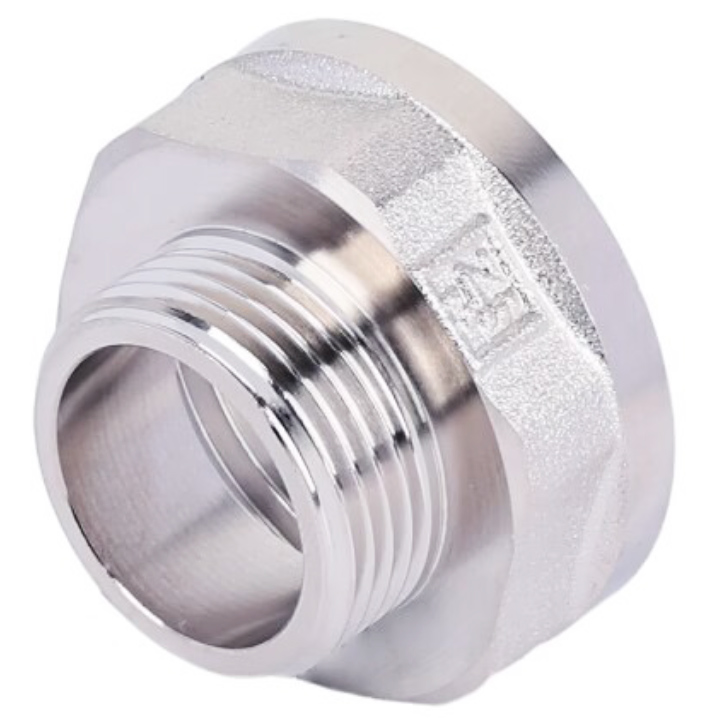 Переходник 1/2" * 3/8" ВР/НР никелированный (SFM028N) [10-310], ZEISSLER, ZSr.161.050403