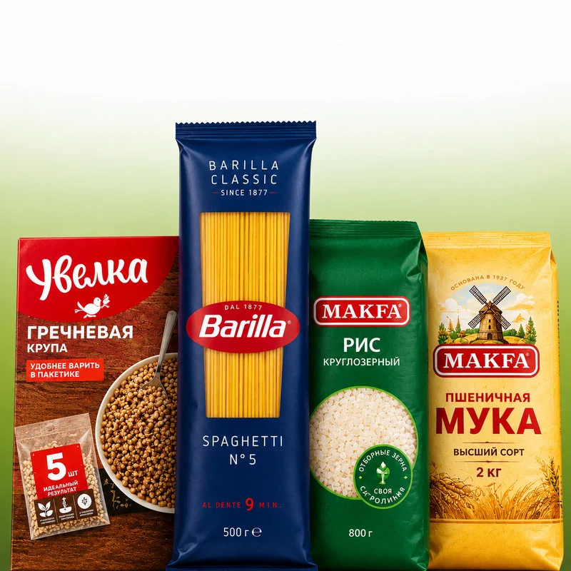 Крупы и макароны