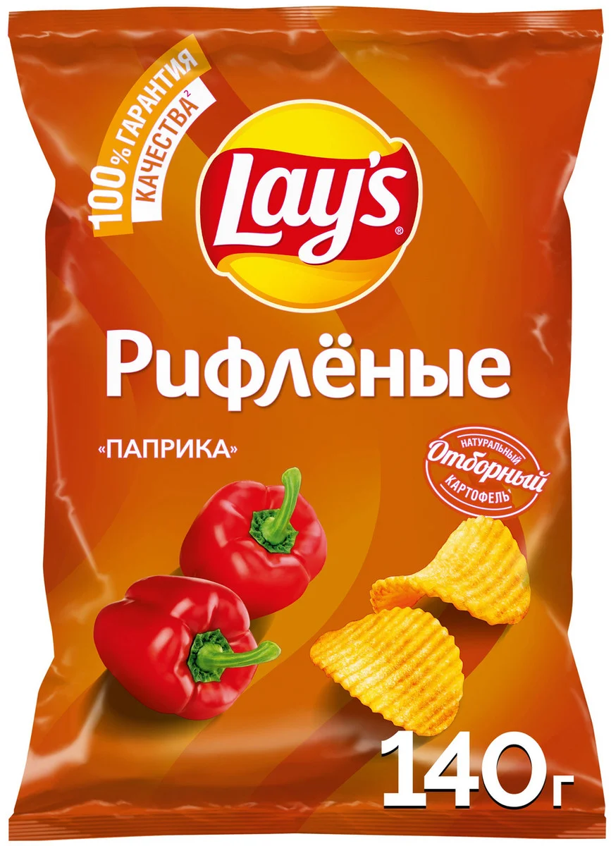Чипсы Лейс Риф паприка 140г