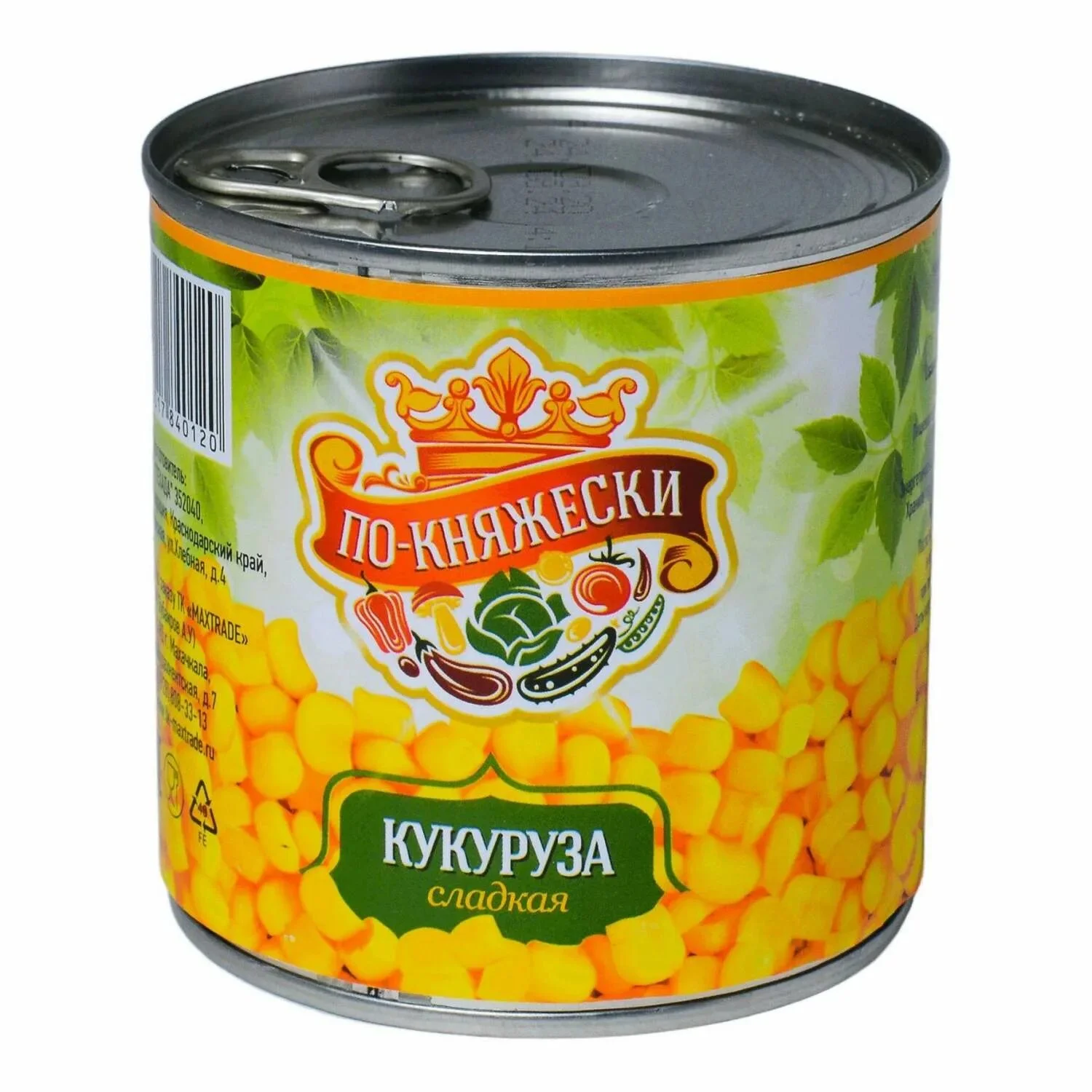 Кукуруза По-Княжески 425г ж/б12шт