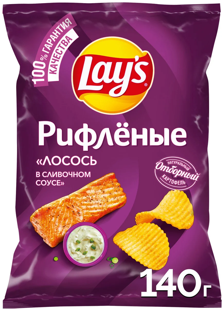 Чипсы Лейс Риф Лосось 140г