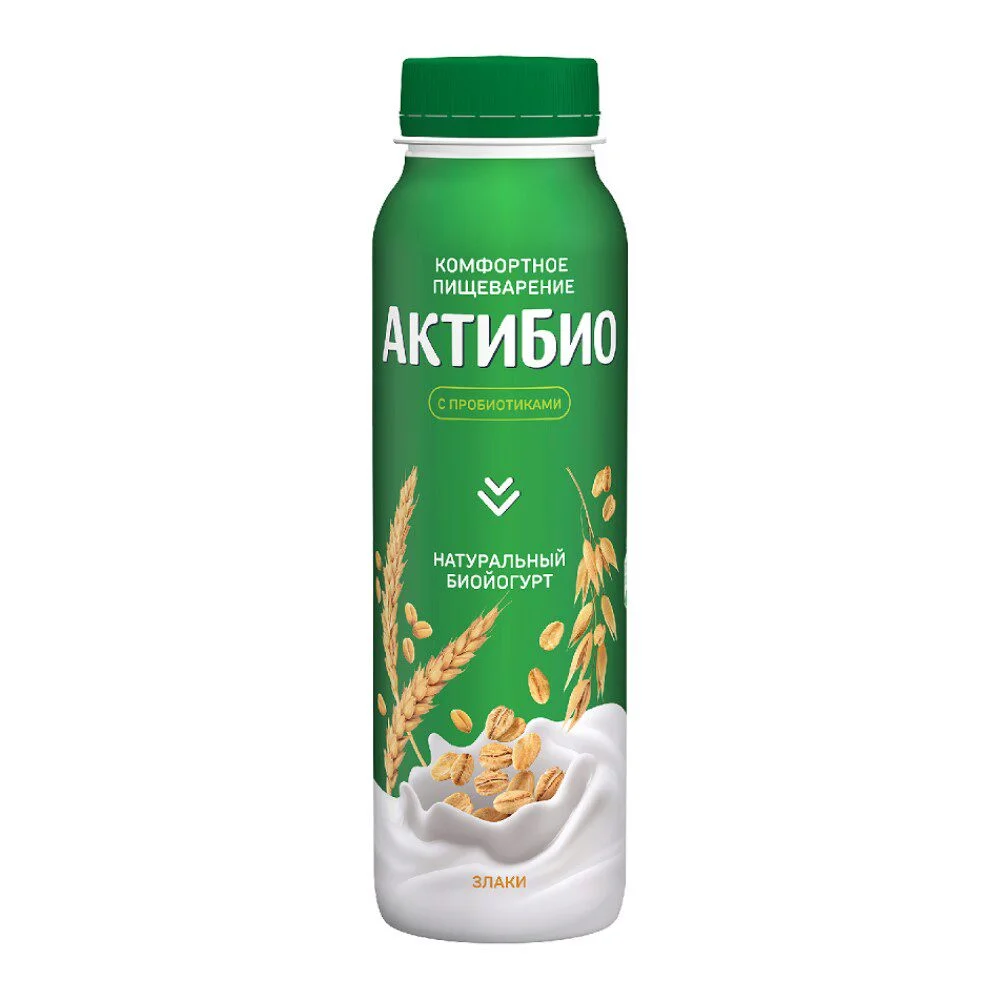 Йогурт пит. Актибио Злаки 260г
