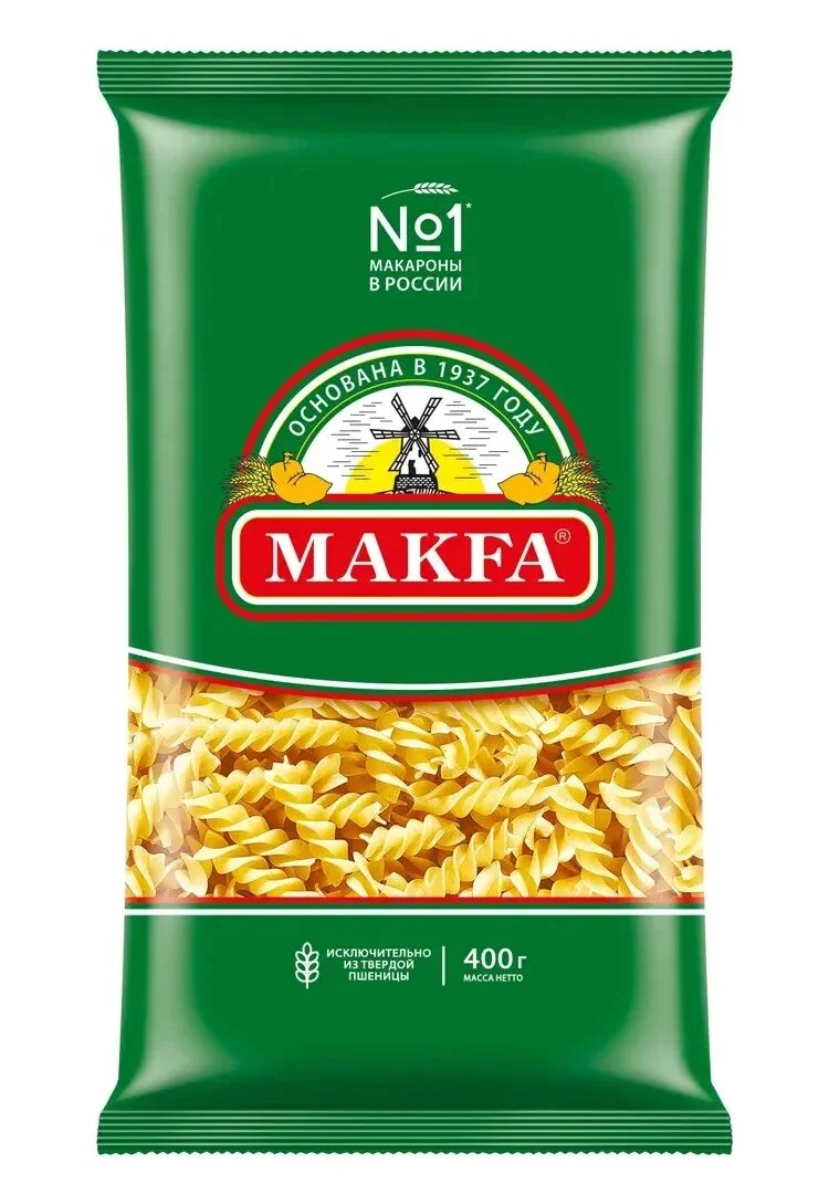 Макароны Макфа Спираль 400г
