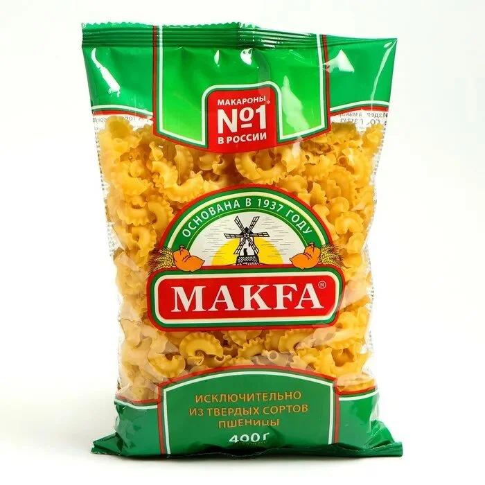 Макароны Макфа Петушки-гребешки 400г