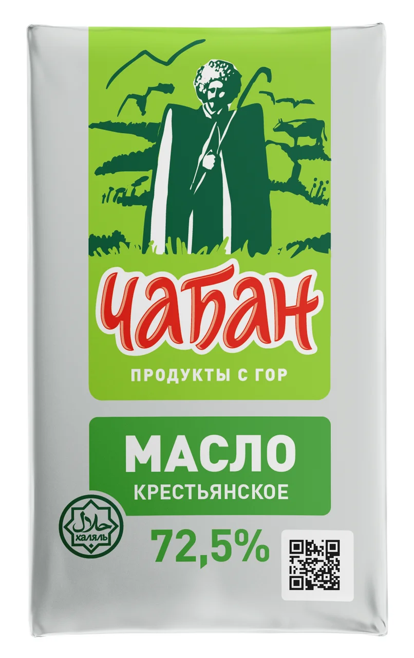 Масло слив. крестья.Чабан 72,5% 330г