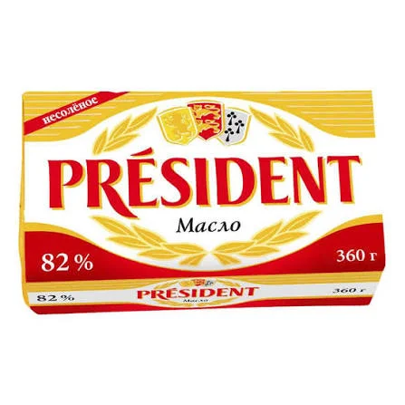 Масло слив. Президент 82% 360гр