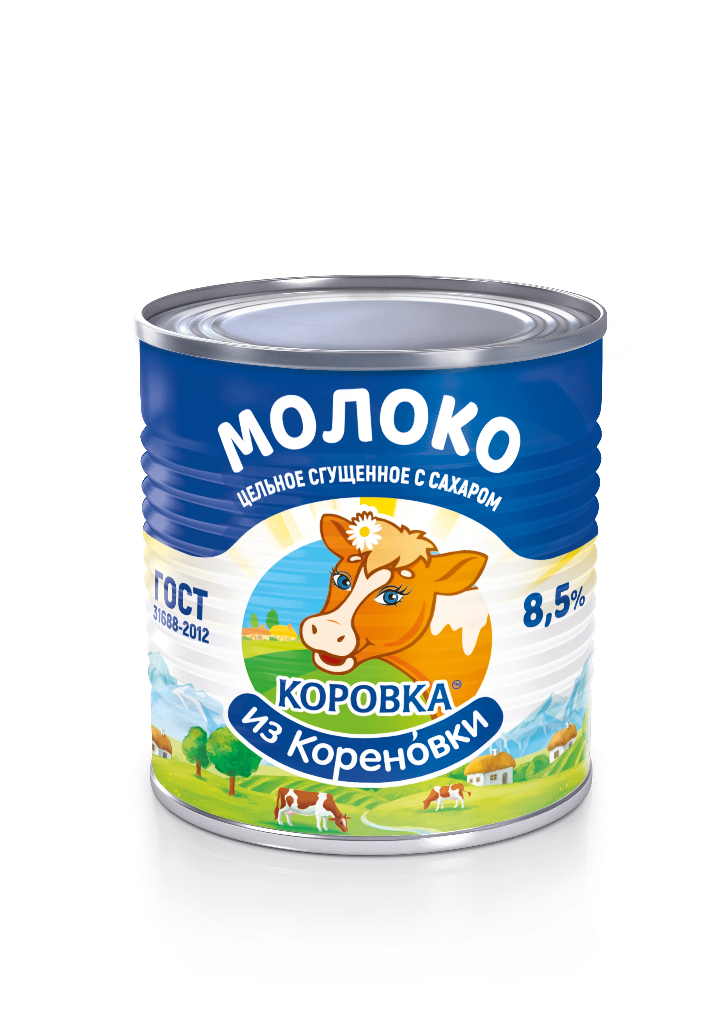 Сгущ. Коровка из Кореновки цел. 8,5% 360г