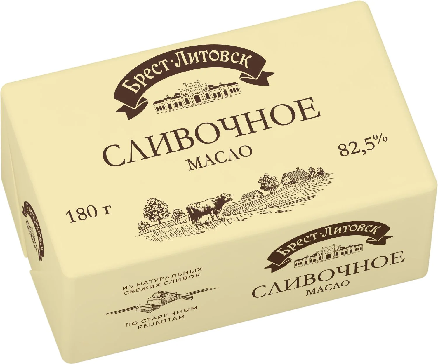 Масло сладслив. Брест-Литовское 82.5% 360 гр