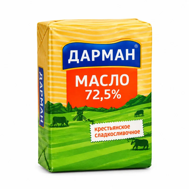 Масло крестьянское Дарман 72,5% 450г