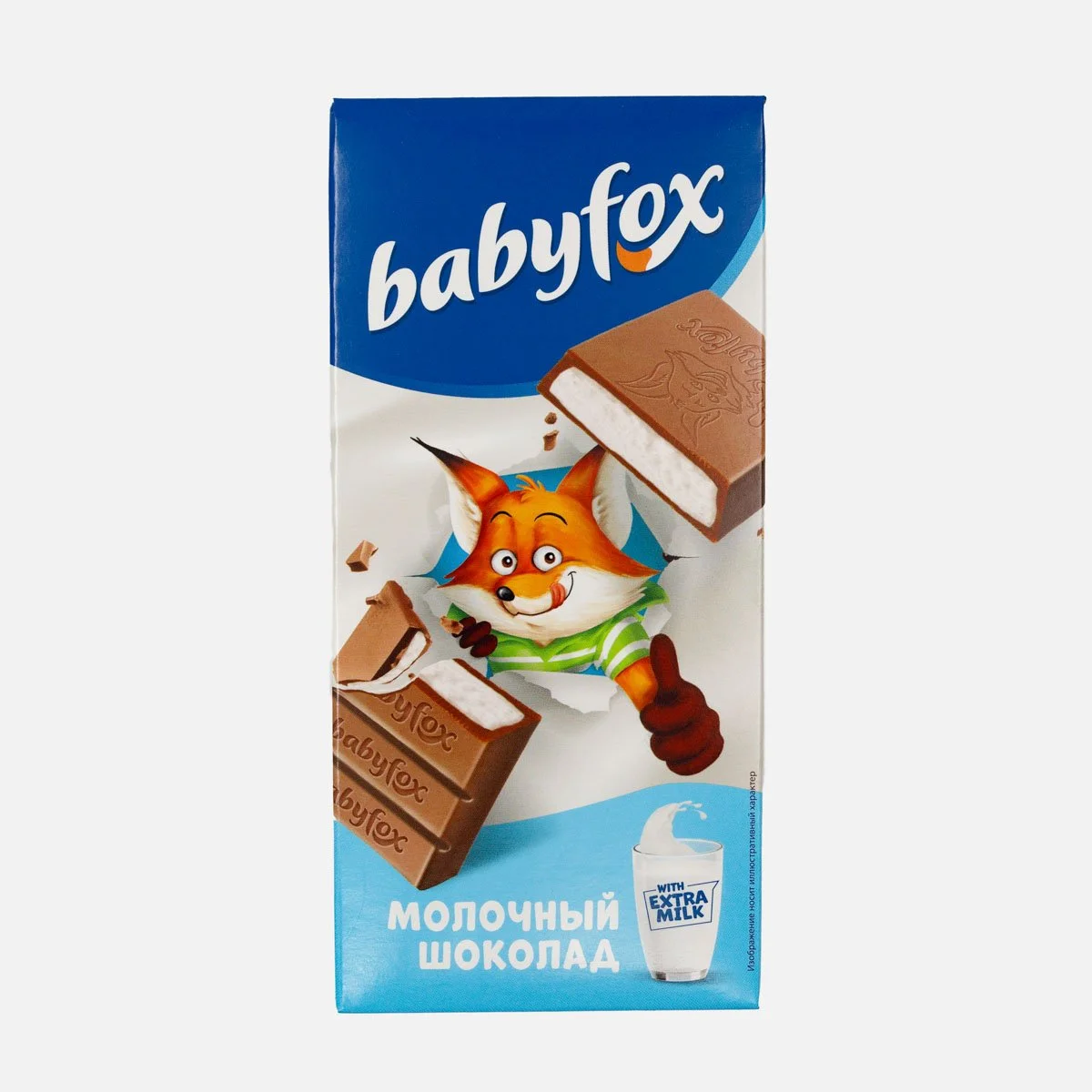 Шоколад Бэбифокс молочная 90гр