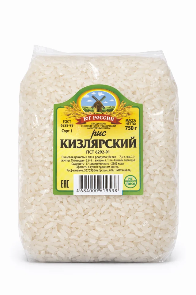 Рис Юг России Кизлярский 750г