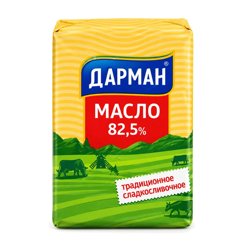 Масло крестьянское Дарман 82,5% 450г
