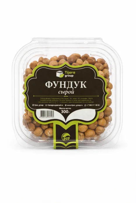 Фундук сырой 300гр Тижара груп