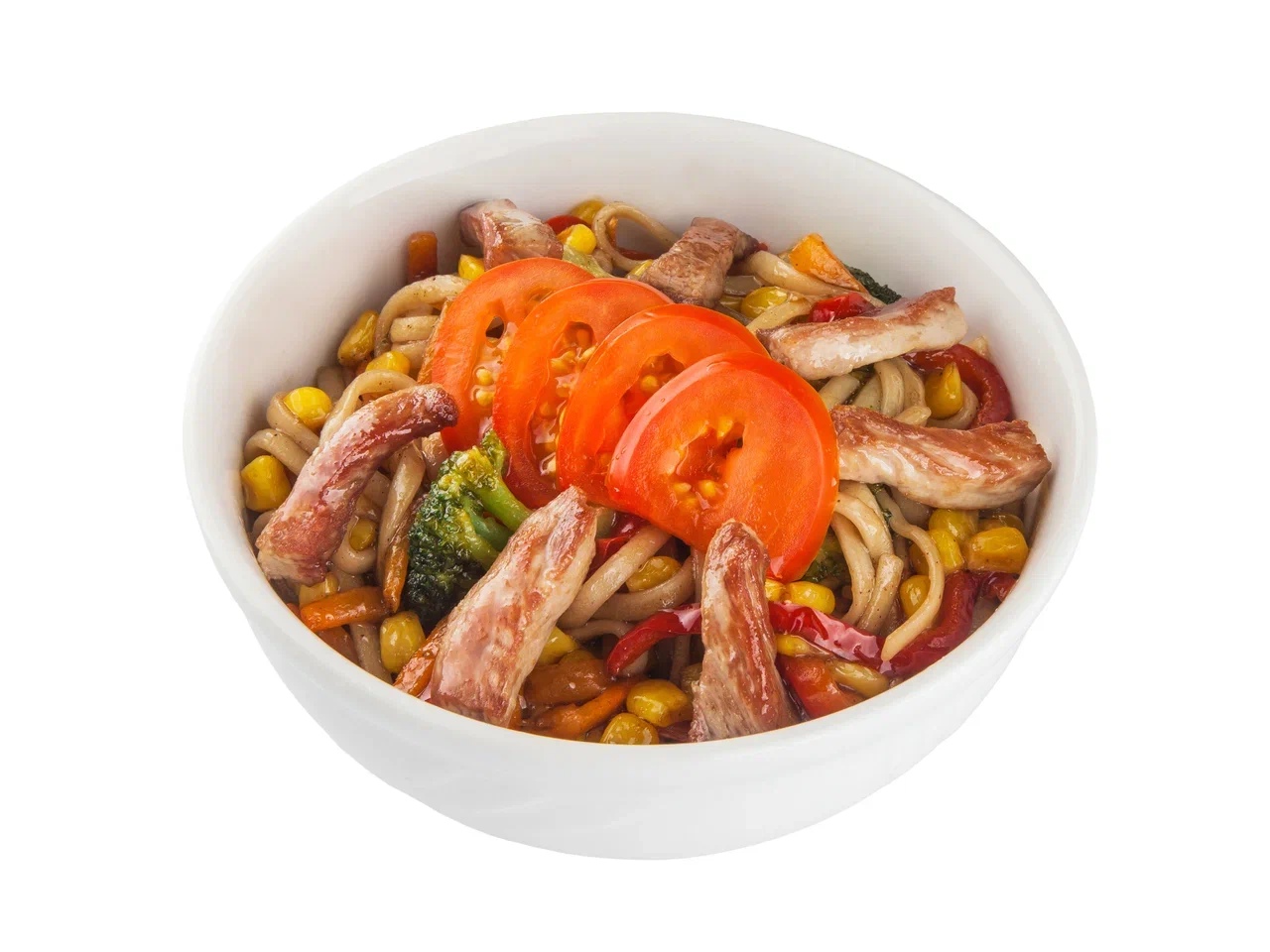 Лапша со свининой