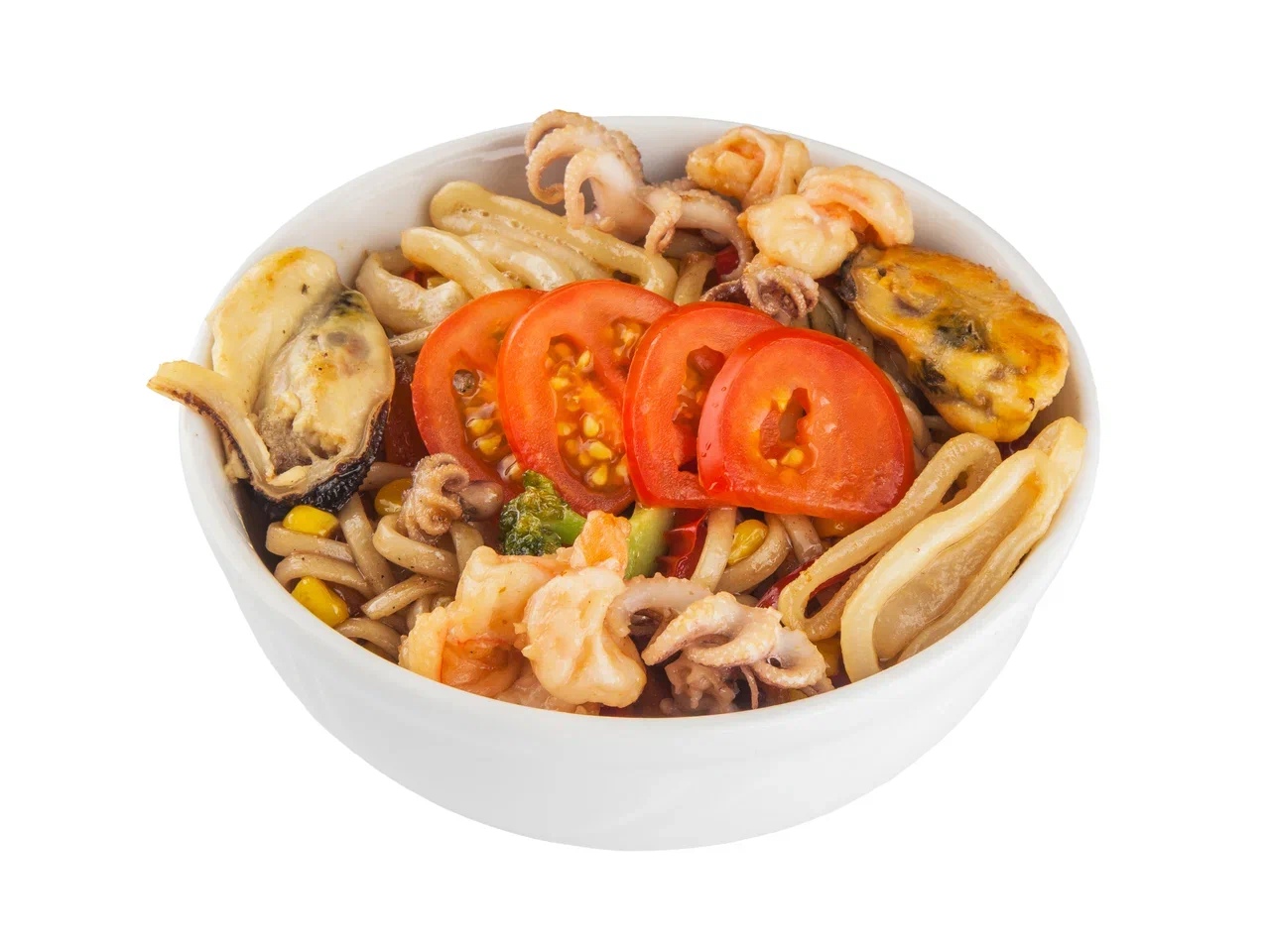 Лапша  с морепродуктами