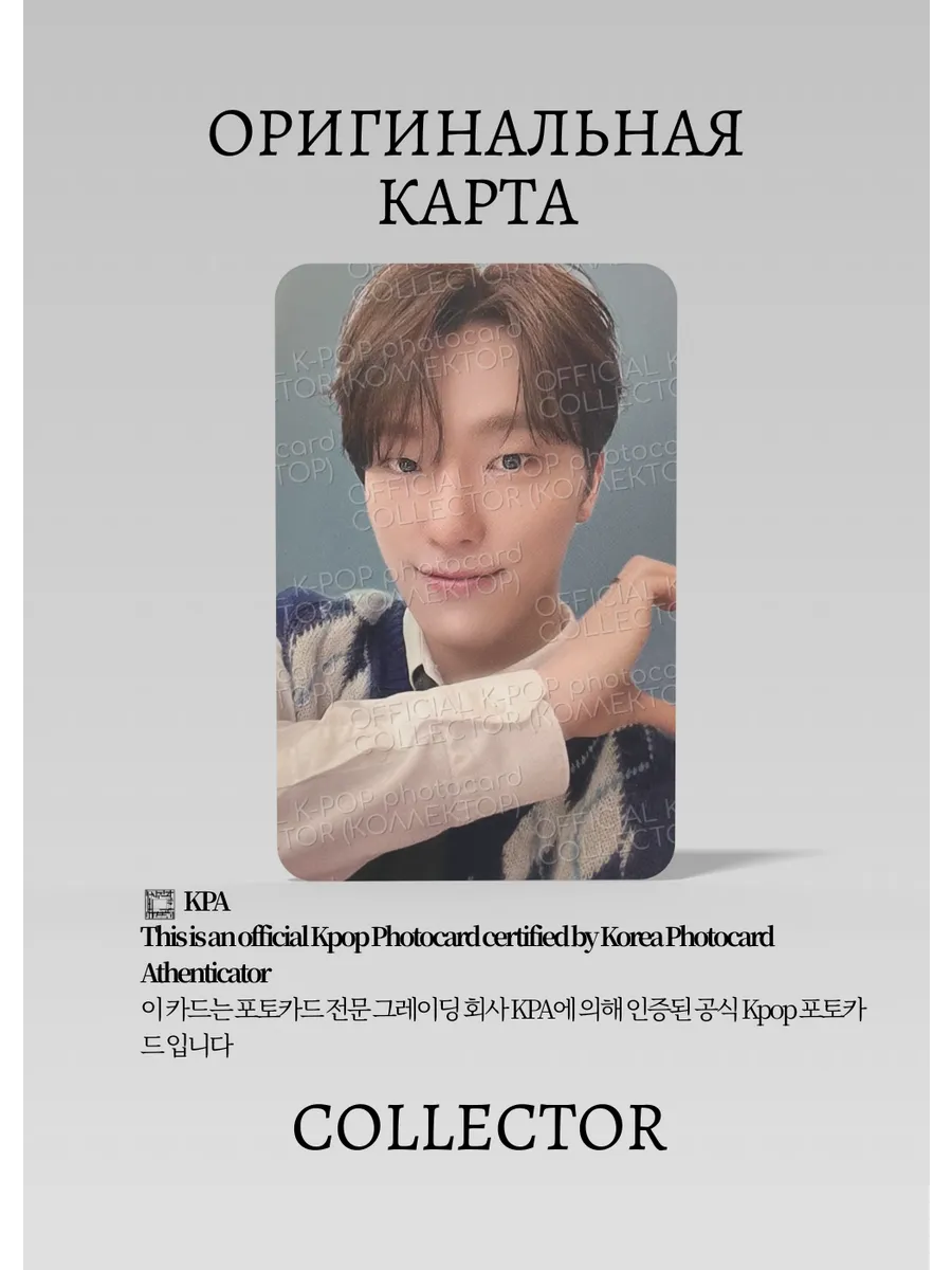 Дино SEVENTEEN FML |  Альбомная Официальная K-pop фотокарта (CA/SV/FM/FM/13)