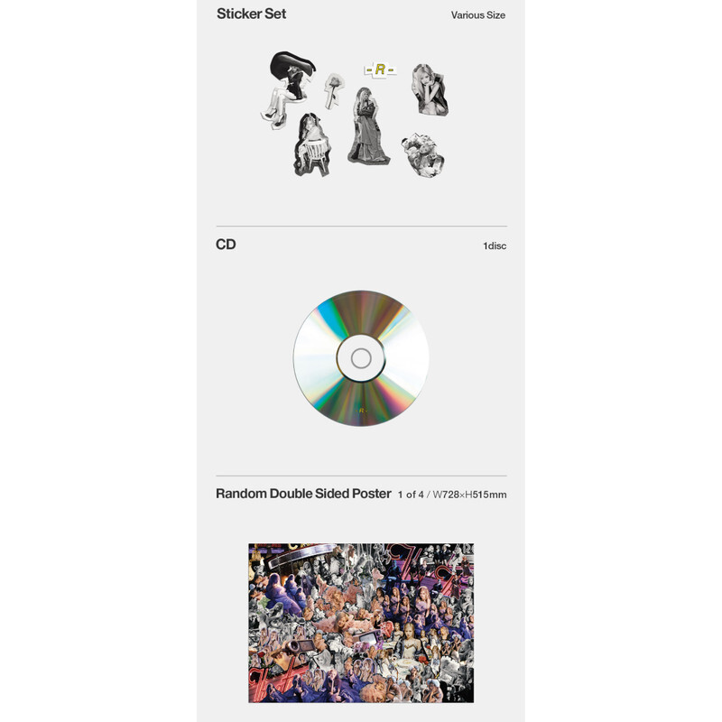 ROSÈ  BLACKPINK SOLO -R- Альбом | PHOTOBOOK Ver Официальный K-pop альбом (A/BP/S3/RO)