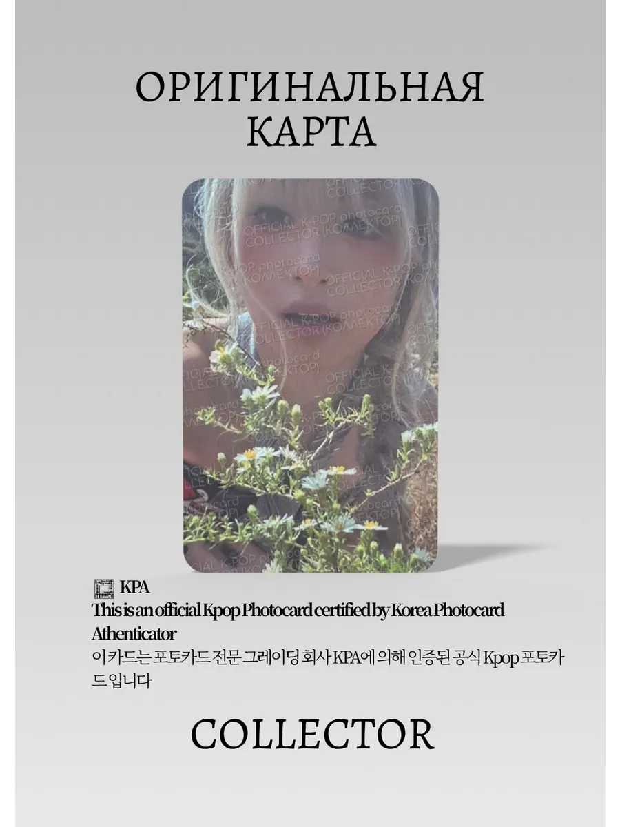 Ахён BABYMONSTER WE GO UP | HOLDER Альбомная Официальная K-pop фотокарта (CA/BM/PS/H/04)