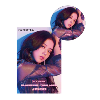 BLACKPINK BLACKPINK IN YOUR AREA Альбом | PLAYBUTTON JISOO Ver. Официальный K-pop альбом (A/BP/YA/PJ)